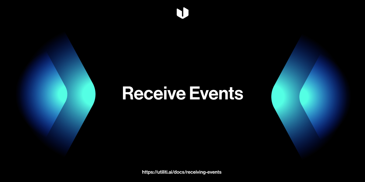 Receive Events Blockchain Data Pipeline Utiliti Developer Docs